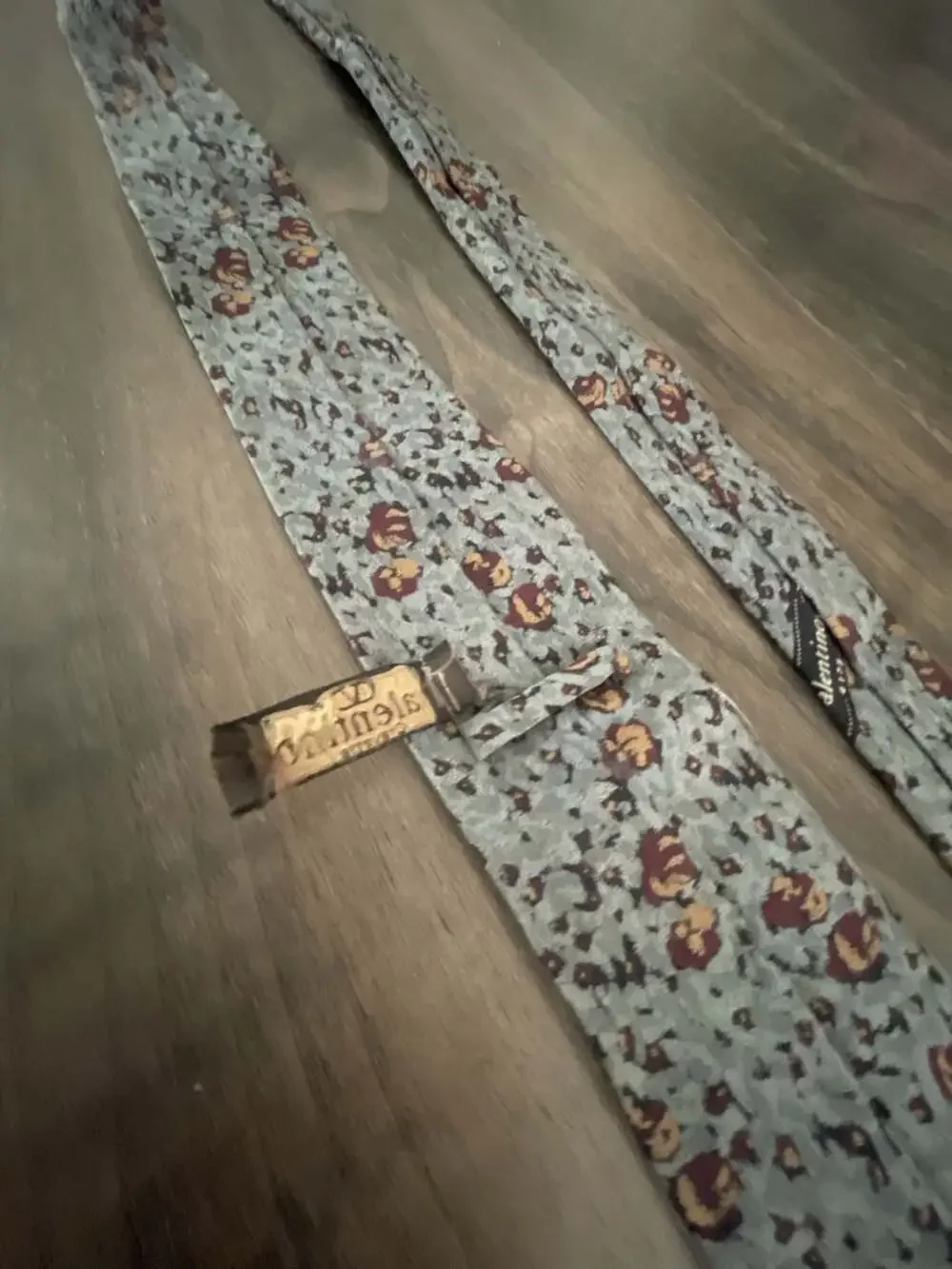 Valentino Cravatte Men's Floral Print Silk Necktie